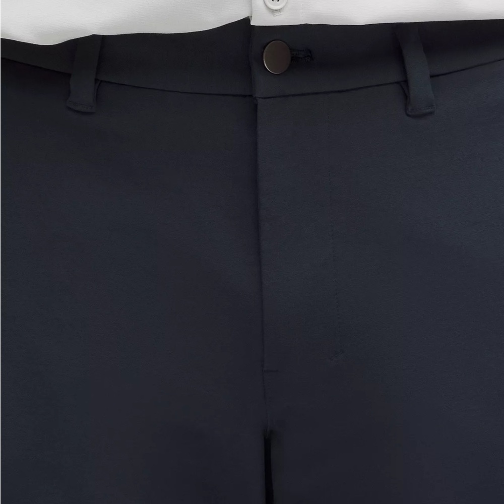 Lululemon Men’s ABC Slim Stretch Cotton Versatwill Trouser Chino Navy Blue Pants - Picture 7 of 16